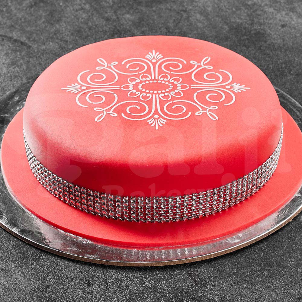 CUSTOMIZED CAKE RED